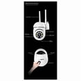 thumbnail image 3 of 5G WiFi Cámaras de Vigilancia 360° Seguimiento Visión A Color Protección Seguridad Movimiento Cámara Exterior Enchufe . UU., 3 of 5
