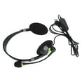 thumbnail image 2 of Wired Headset, Directly Connect 3.5mm Wired Over Ear Headphones Rotatable Adjustable Stereo  For Office USB, 2 of 8