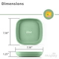 thumbnail image 2 of Re-Play Toddler Plates - 7 inch Deep-Walled Flat Kids Plates - Dishwasher & Microwave Safe - Made in the USA - Set of 4 - Desert Sands, 2 of 11