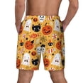 thumbnail image 3 of Kdxio Happy Halloween 5 Print Men'S Swim Trunks With Compression Liner 7 Inch Inseam Quick Dry Swim Shorts, 3 of 7