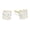 Yellow Gold / 18K, variant on 2/3 Carat Solitaire Diamond Stud Earrings Round Brilliant Shape 4 Prong Screw Back (I-J Color, I2 Clarity) 14K Yellow Gold