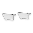 thumbnail image 2 of Sterling Silver/Rhodium-plated Montana State Earrings, 2 of 4