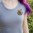 thumbnail image 2 of Africa Animals Smile Selfie Elephant Giraffe Zebra Hippo Rhino Pinback Button Pin, 2 of 5