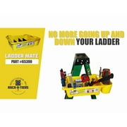 Rack-A-Tiers Ladder Mate Plastic Caddy Tool And Accessories Tray, Yellow