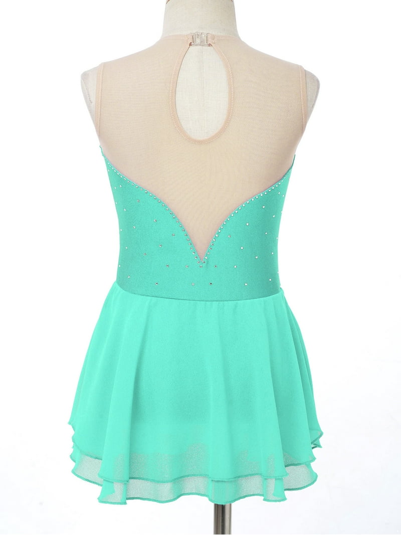 slim fit dress slacks Figure Skating Dress #SD225 – Skating Spirit main image 1