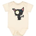 thumbnail image 3 of Inktastic Goth Animals Pets Black Cat Boys or Girls Baby Bodysuit, 3 of 5