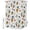 White Light Brown, variant on Cartoon Space Shower Curtain Set - Small 36" x 72" Washable Bathtub Curtain with 12 Hooks, Funny Cute Rocket Star Planet Waterproof Fabric Stall Shower Curtains for Bathroom/Bathtub Décor