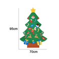 thumbnail image 2 of Árbol de Navidad de Fieltro - Para niños, Decoraciones para árboles de Navidad para colgar en la pared, 2 of 5