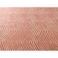 thumbnail image 3 of Coral/White Herringbone Drapery Fabric, Fabric Sold By the Yard, 3 of 4