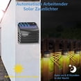 thumbnail image 3 of 2 Pack Solar Garden Lights Outdoor - Waterproof - Fence Lighting, 3 of 4
