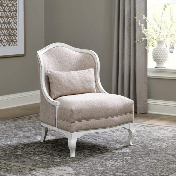 Liberty Furniture Magnolia Manor Upholstered Accent Chair - White