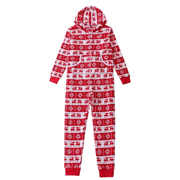 Mono de felpa con estampado de copos de nieve de alce bonito a la moda navideña para mujer, ropa familiar para padres e hijos, mamá Fridja nalpqowj25659