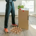 thumbnail image 4 of Raindrops 6Pcs Khaki Cardboard Dividers for Moving Packing Boxes Grid Organizer with Protective Corner Guards, 4 of 6