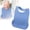 Blue, variant on Silicone Baby Feeding Bib with Pocket, Food Trap Washable Soft Bib, Adjustable Adult Kids Bib for Dining, Stain Resistant Easy Clean Feeding Accessory