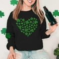 thumbnail image 5 of hotojiny St. Patrick's Day Sweatshirts for Women Fashion Long Sleeve Crewneck Cute Pullover Tops Lounge Loose Soft Shirts, 5 of 5