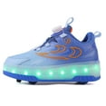 thumbnail image 4 of Kids LED Roller Skate Shoes with Wheel Light up Roller Shoes Kids Skates Sneakers Gift for Girls Boys Children, 4 of 19