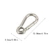 thumbnail image 3 of Advancent Gancho de escalada Ganchos a presión Mosquetones de aparejo Accesorio de fijación Hebilla de fijación de seguridad Clip de Escalada M11 (Con aro), 3 of 6