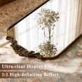 thumbnail image 4 of ‌Auromir‌ 21"x64" Arched Full Length Vintage Mirror Antique Floor Mirror with Baroque Style, Antique Bronze, 4 of 5