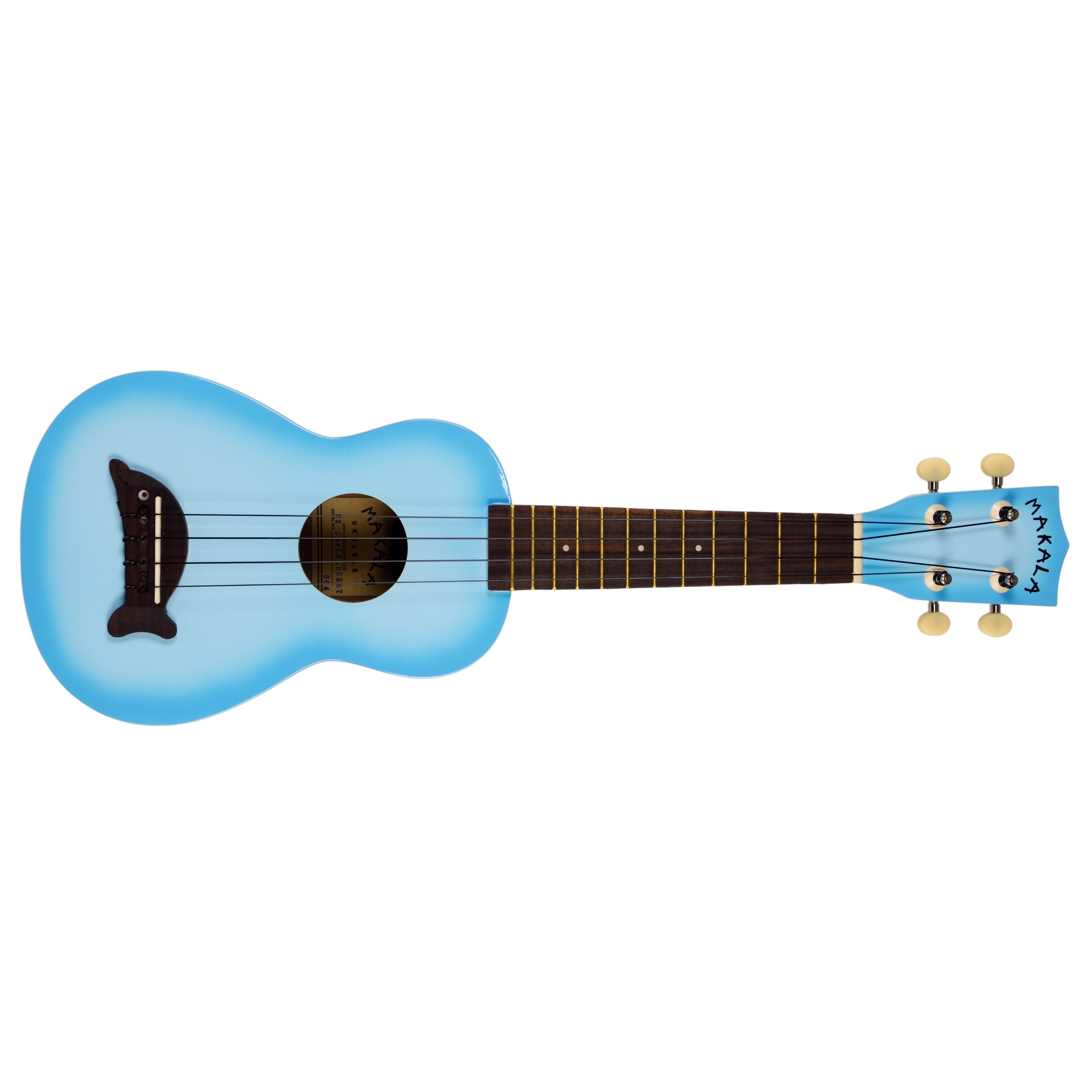 Kala Soprano Ukulele Dolphin LtBlueBurst