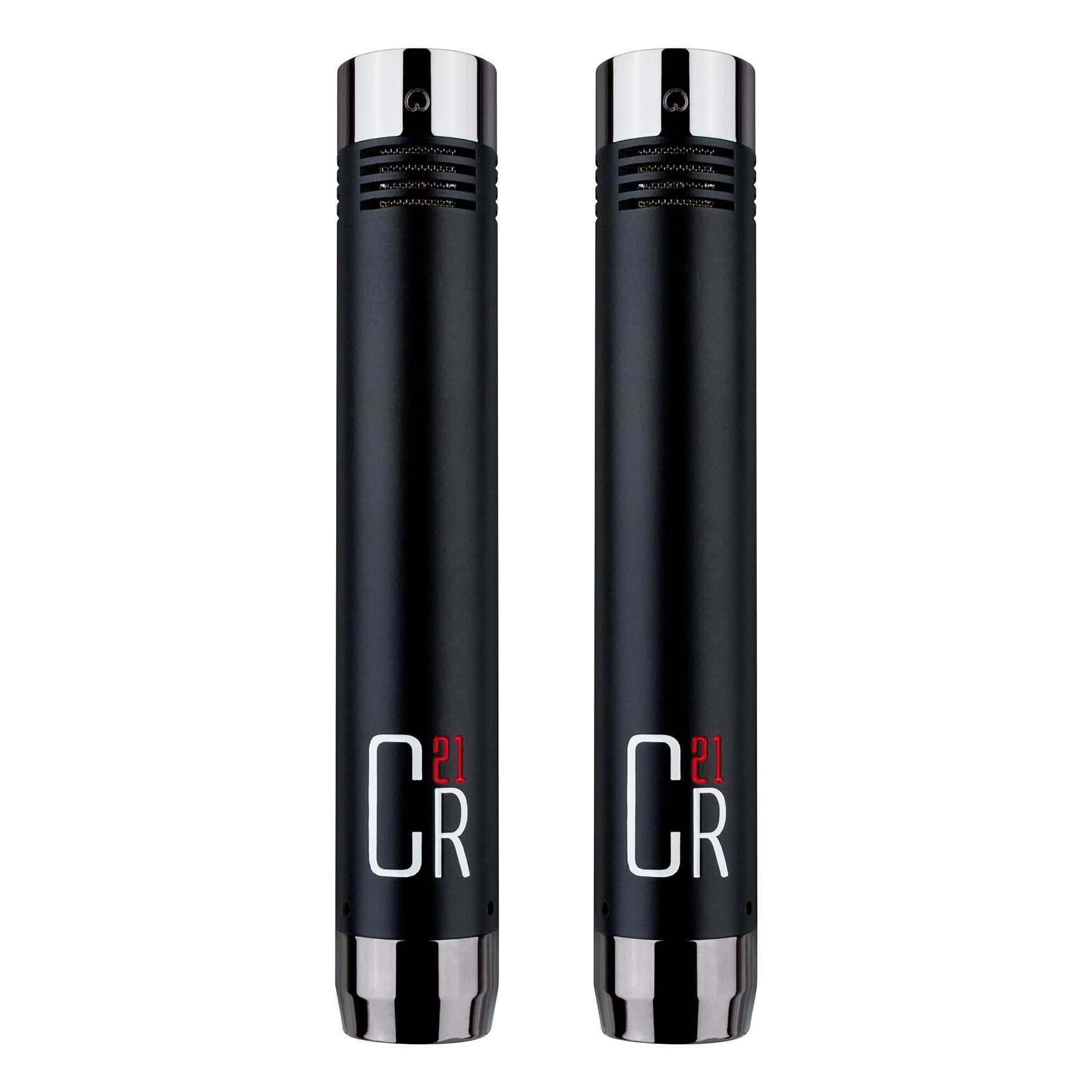 MXL CR21 Microphone Stereo Pair w/ 2 20-foot XLR Cables & Stands Bundle