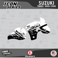 thumbnail image 2 of Kalair GFX Graphics Kit for Suzuki RM80 (1990-1999) Icon Series, 2 of 5