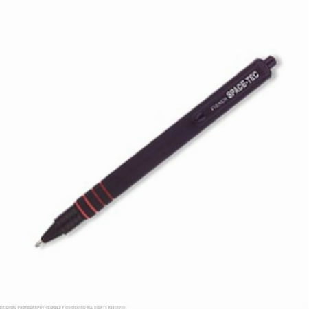 Fisher Space Pen ST Space-Tec Pen Medium Point Black Rubber Coated