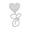 E, variant on Silver Initial Letter Pendant Charm Anklet Punk Hip Hop Anklet Link Necklace Ankle Bracelet Silver Anklets For Women Rhinestones Filled Chain