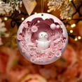 thumbnail image 6 of Grrvtrz Christmas Glitter Magnolia Magnolia with Stems Christmas Tree Decoration Flower Wreath Christmas Year Decoration Holiday Gift,Christmas Decorations,Home Decor, 6 of 7