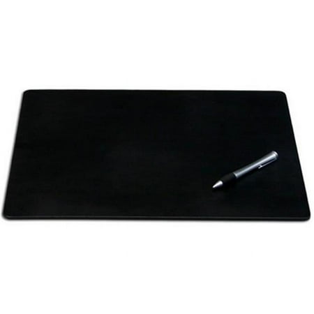 Black Leatherette 38 x 24 Desk Mat without Rails