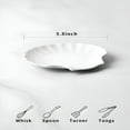 thumbnail image 4 of ACDANC Spoon Rest for Stove Top,Ceramic Spoon Holder for Counter,Modern Farmhouse Decor Accessories for Spatula,Spoons or Tongs (White,Shell-Shape), 4 of 7