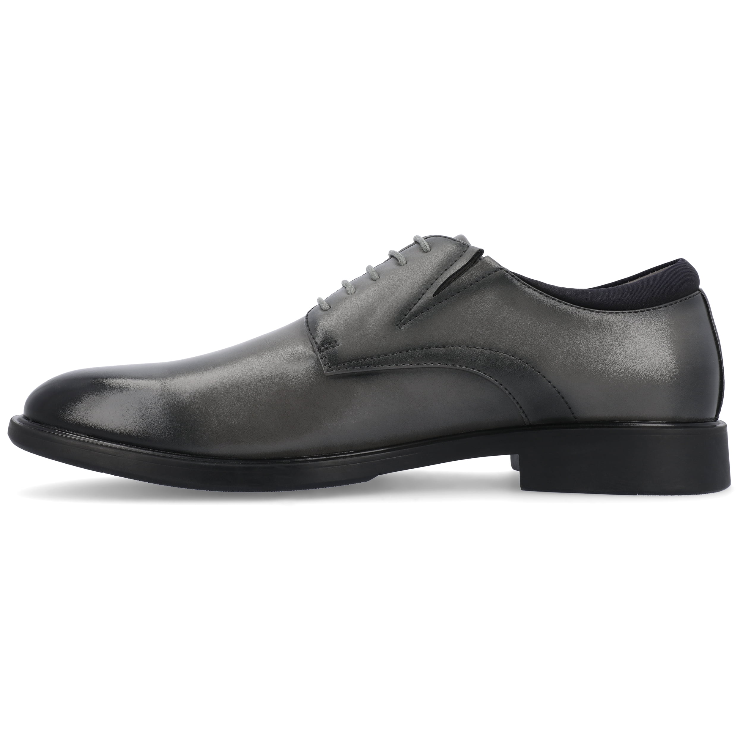 Vance Mens Kimball Plain Toe Lace-up Dress Shoe, Widths 