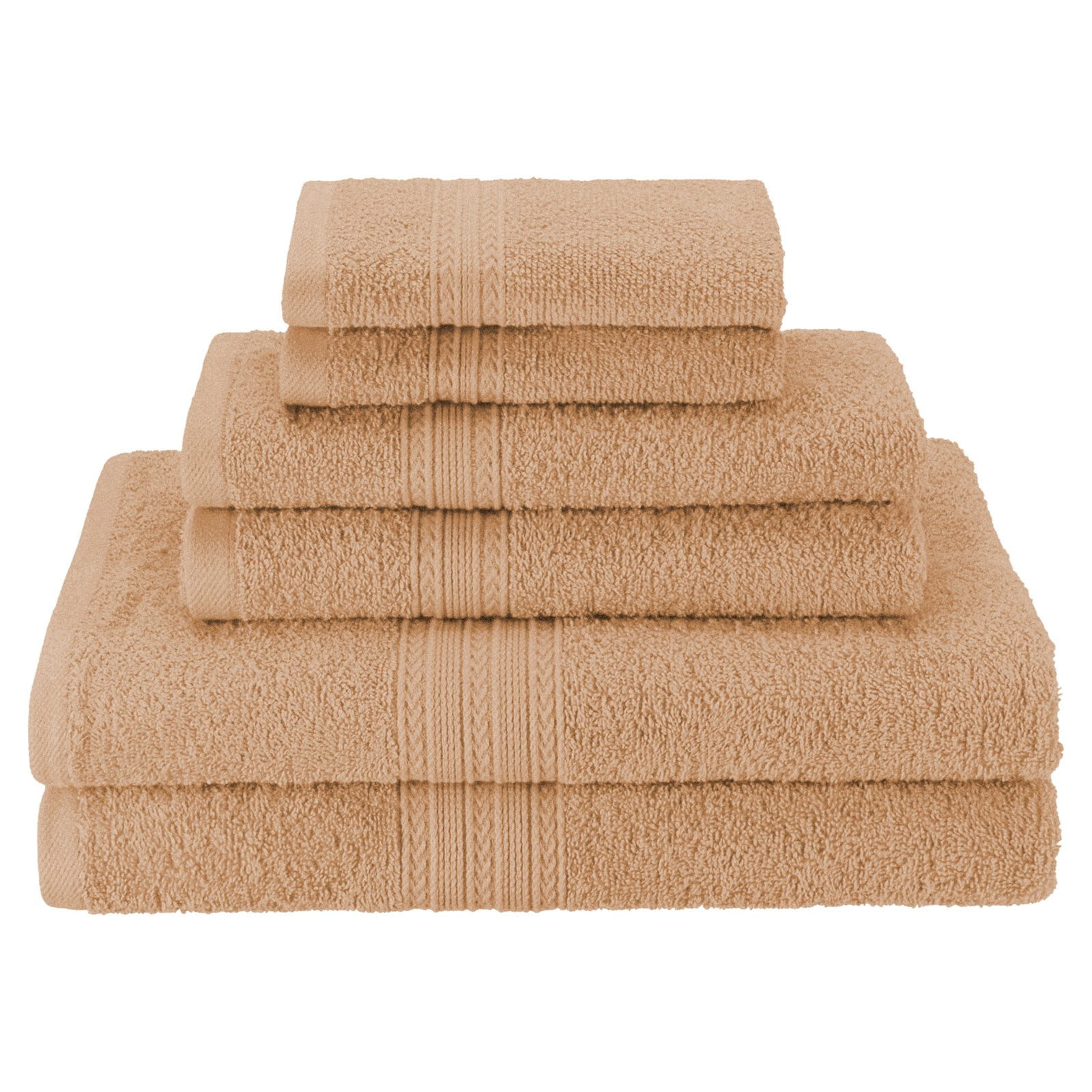 Impressions EcoFriendly 100 Ringspun Cotton 6PC Towel Set