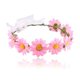 thumbnail image 4 of Guirnalda de flores de 4 piezas, diadema de girasol, diadema de flores multicolor, diadema ajustable, accesorios para el cabello para mujer, 4 of 5