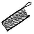 thumbnail image 1 of Vintage Banana Hair Clip Christmas Accessory Stretchable Comb Multi-purpose, 1 of 8