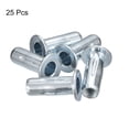 thumbnail image 3 of Unique Bargains Écrous de Rivets Multi-Poignées M8, 25 Pcs Écrou Fileté Tête Plate Acier au Carbone Plus Écrous, 3 of 5