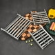 thumbnail image 4 of Hot Dog Roller 5 rodillos salchicha parrilla acero inoxidable salchicha rodillo estante al aire libre parrilla calor uniformemente barbacoa Hot Dog Griller camping barbacoa accesorios con mango, 4 of 4
