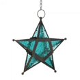 thumbnail image 2 of KoehlerGroup 10017757 Blue Glass Star Lantern, 2 of 4