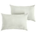 thumbnail image 3 of Sorra Home  Outdoor Boucle Pillow Set of 2 13 in H x 20 in W x 6 in D - Snow, 3 of 5