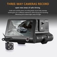 thumbnail image 3 of Car DVR 3/2 Cameras Lens 4.0 Inch Dash Camera Dual Lens with Rearview Camera, 3 of 4