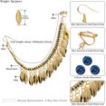 thumbnail image 4 of Indian Nose Chain Creative Rhinestone Nostril Ring Chain Nose to Ear Chain, 4 of 10