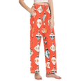 thumbnail image 2 of FORMRS Women's Pajama Pants with Pockets Soft Comfy Loungewear Sleep Bottom, Sizes S-2XL, Retro Christmas Ornaments Pattern, 2 of 8