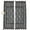 Lake Blue, variant on Blue Boho Blackout Curtains for Bedroom/Living Room, Pinch Pleated Black Out Curtains, Vintage Ethnic Tribe Abstract Art Floral Room Darkening Window Drapes with Hooks 2 Panels, 39"x70"