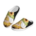 thumbnail image 2 of Picia Sunflower Gnomes for Women's Lamb-hug Comfy Fleece House Slippers Memory Foam, Slip-on House Shoes Indoor Outdoor-37/38, 2 of 7