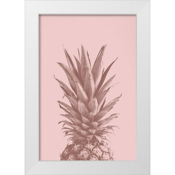 Artographie Studio 23x32 White Modern Wood Framed Museum Art Print Titled - Pinapple Pink 05