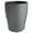 Charcoal, variant on mDesign Steel 1.67 Gallon Metal Trash Can Small Round Wastebasket Bin - Black
