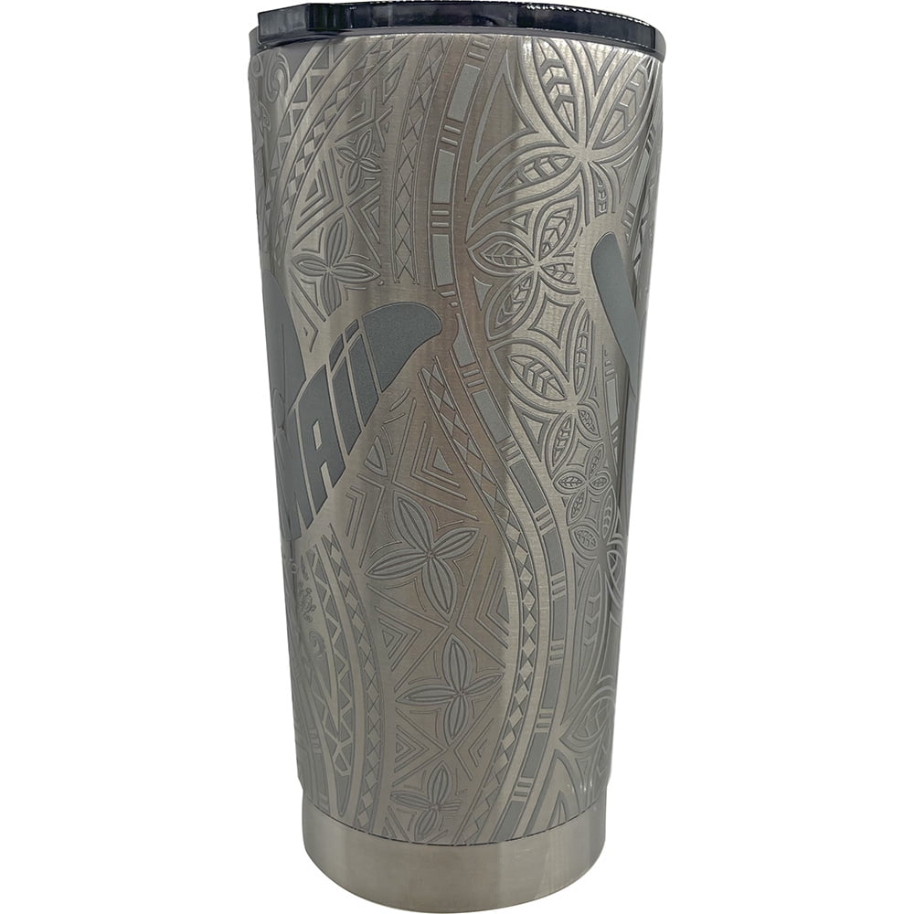 Natural HI Tumbler Stainless Steel 20 oz Shaka Tribal