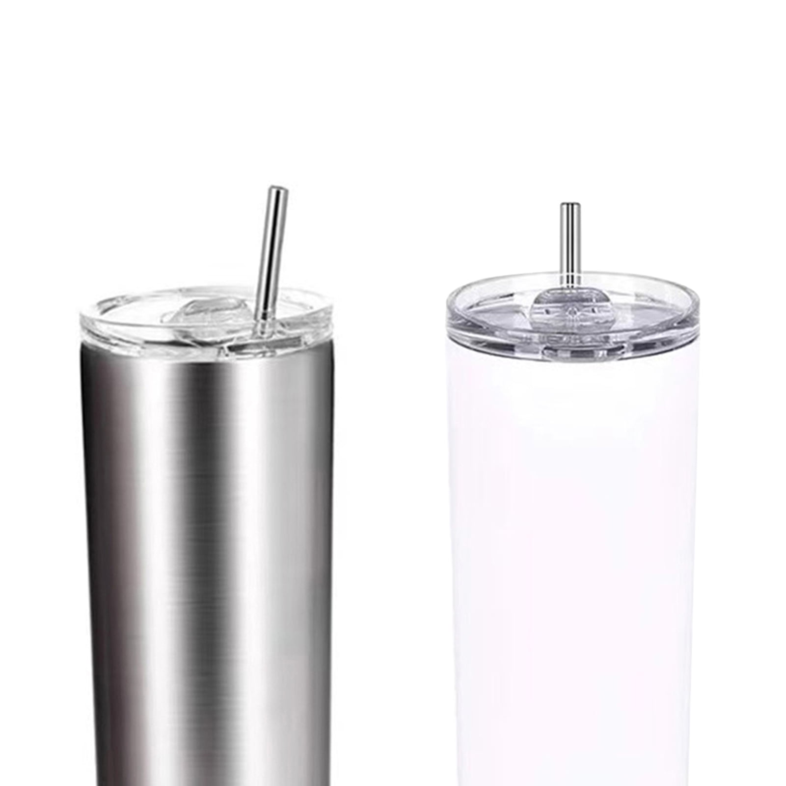 20 oz Tumbler with Straw, Insulated Tumblers with Lid and Straw, 20 oz Cup Stainless Steel Mini Outdoor Sports Travel Tumblers Compatible for