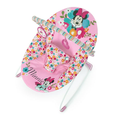 Bright Starts Disney Baby Minnie Mouse Bouncer Seat Perfect In