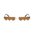 thumbnail image 1 of Irregular Shape Retro Sunglasses Glasses Eyewear Shades Vintage Irregular Unisex, 1 of 3