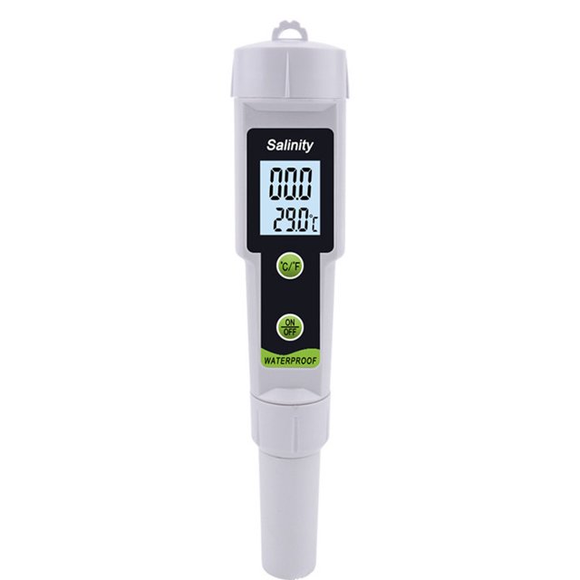 Probador de salinidad digital con bolígrafo - Probador de salinidad Celsius Fahrenheit - Herramienta de prueba para agua salada y piscina ShuxiuWang 8390605815256
